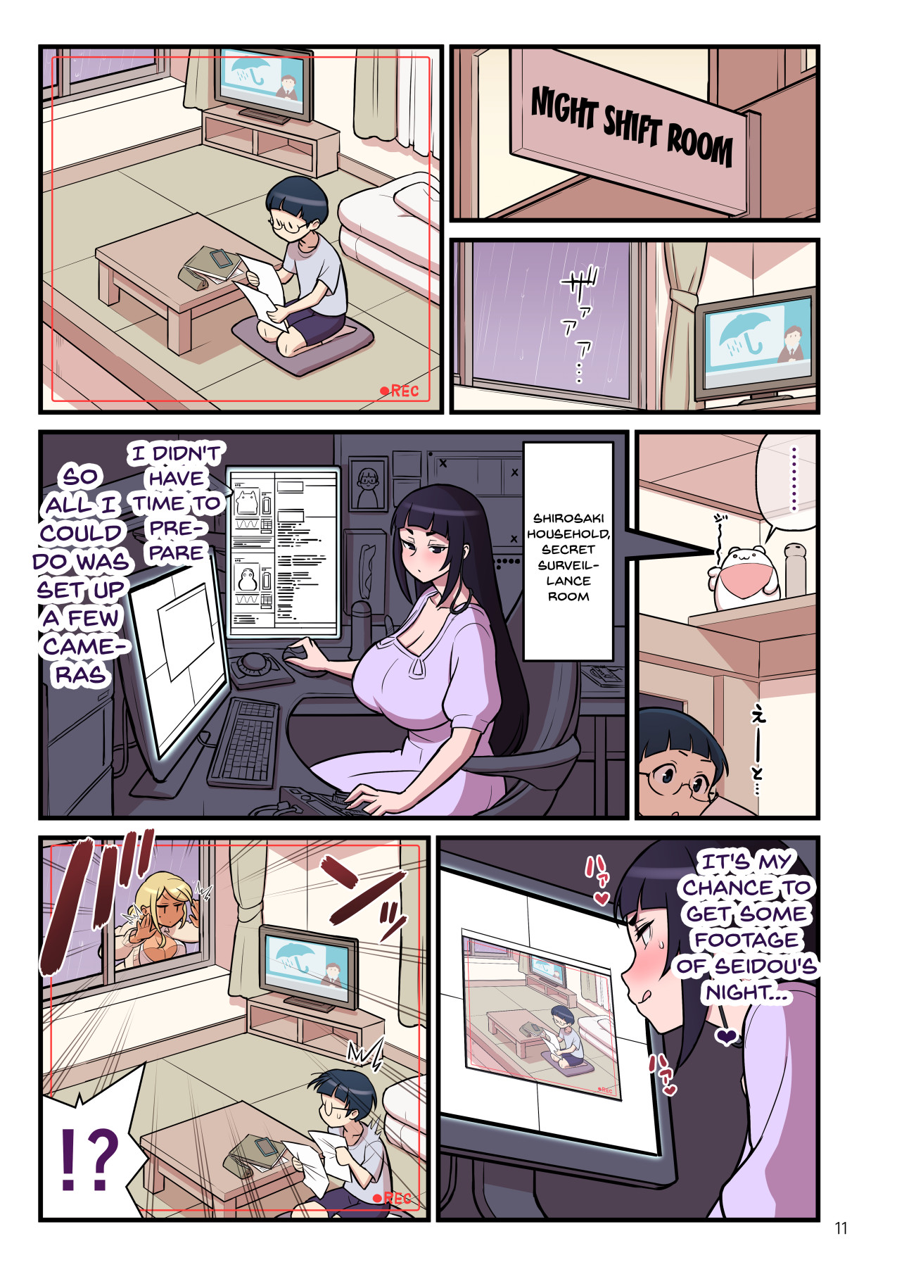 Hentai Manga Comic-Black Gal VS Prefect 1 (Remake)-Read-12